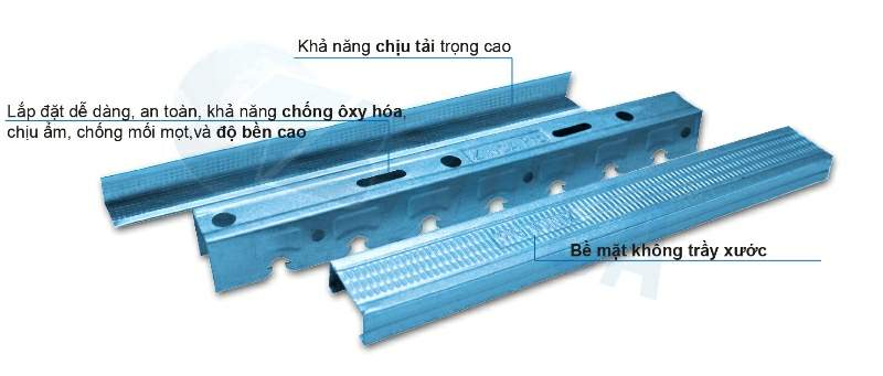 Khung xương Zinca chất lượng và giá cả cạnh tranh cũng được Vietnamarch thường xuyên sử dụng