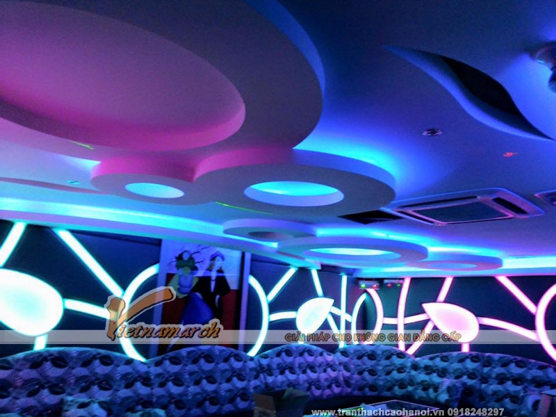 Hoàn thiện trần thạch cao phòng karaoke cho nhà anh Long ở Trần Phú, Hà Đông 1