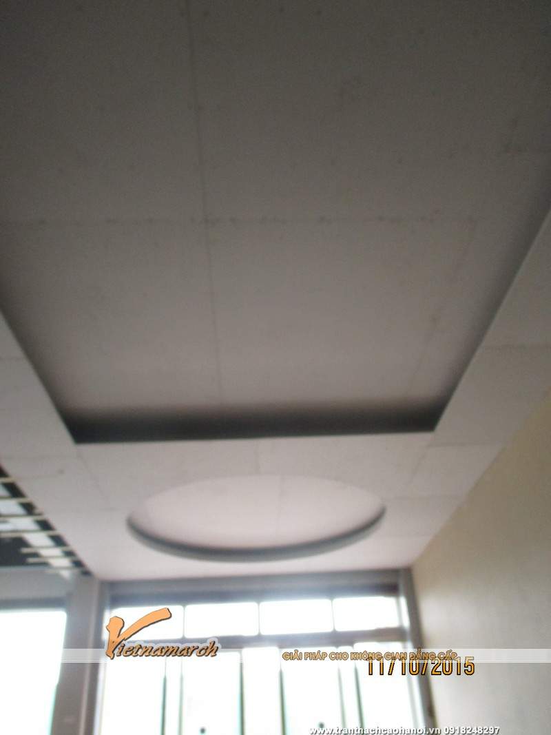 Làm trần thạch cao cho showroom phào chỉ, vật liệu trang trí nội thất số 69 Lê Văn Lương 06