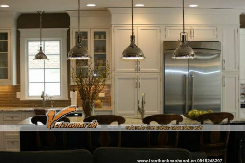 Thiết kế đèn thả đẹp cho không gian phòng bếp 13